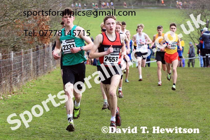 Mens Under-17s 2023 UK CAU Inter Counties Cross Country Champs, Prestwold Hall, Loughborough. Photo: David T. Hewitson/Sports for All Pics